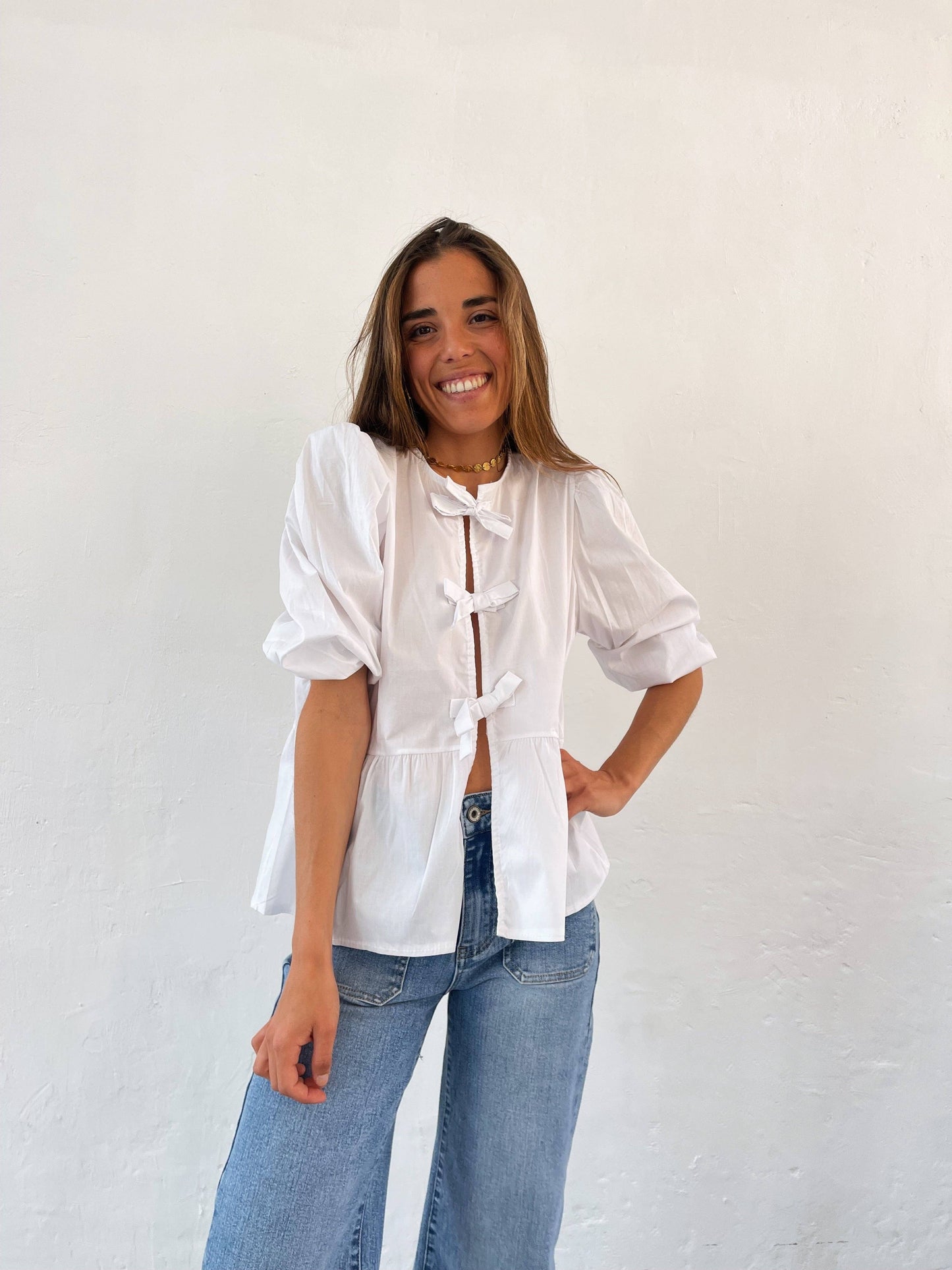 Bianca Blanca Blouse: White