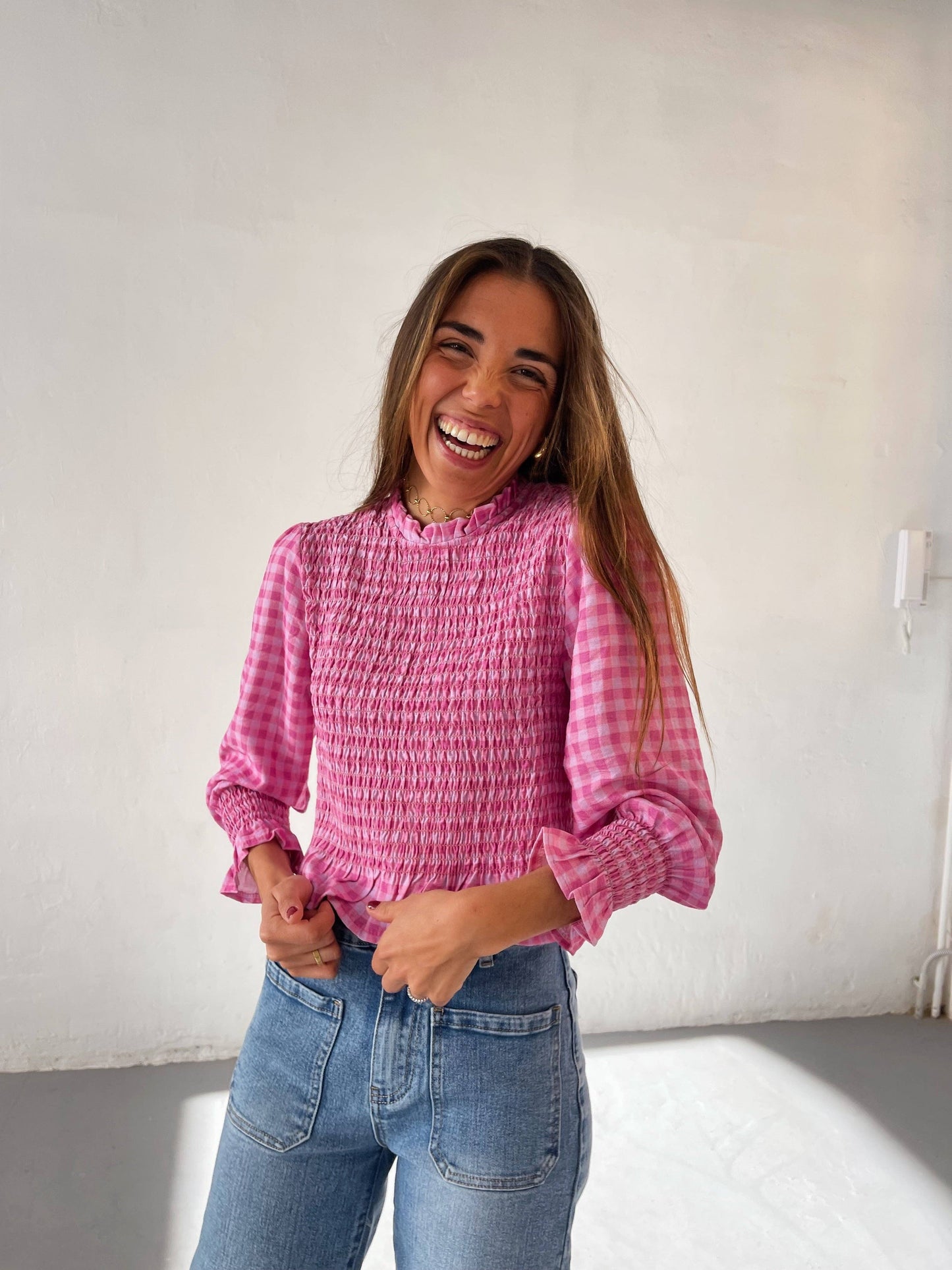 Chía Pink Blouse: Pink