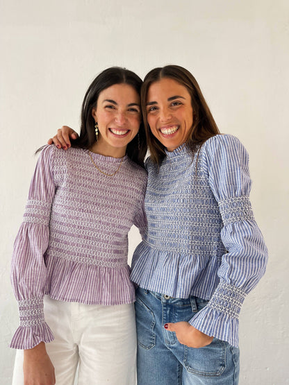 Rocío Lavender Blouse