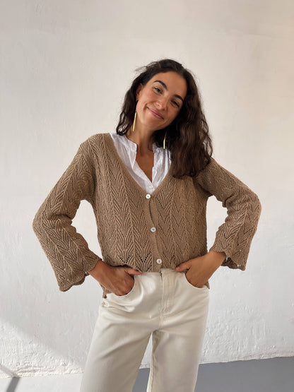 Camila Beige Cardigan