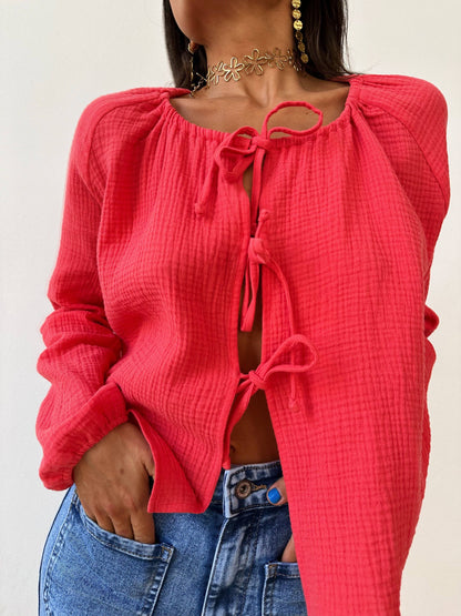 Paula Fresa blouse - Red