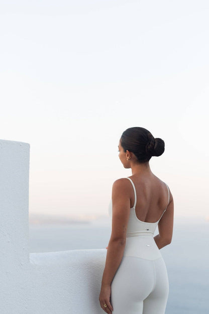 PaoRoa Tank Bra Ivory: White / M