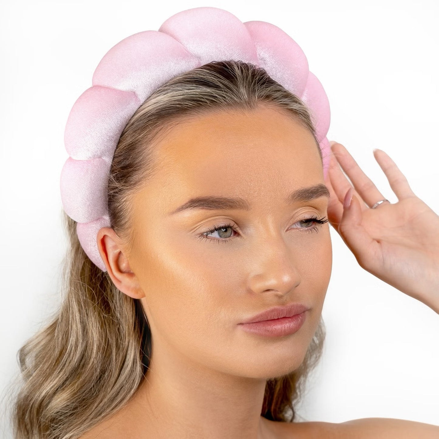 Clouds Headband Pink