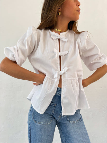 Bianca Blanca Blouse: White