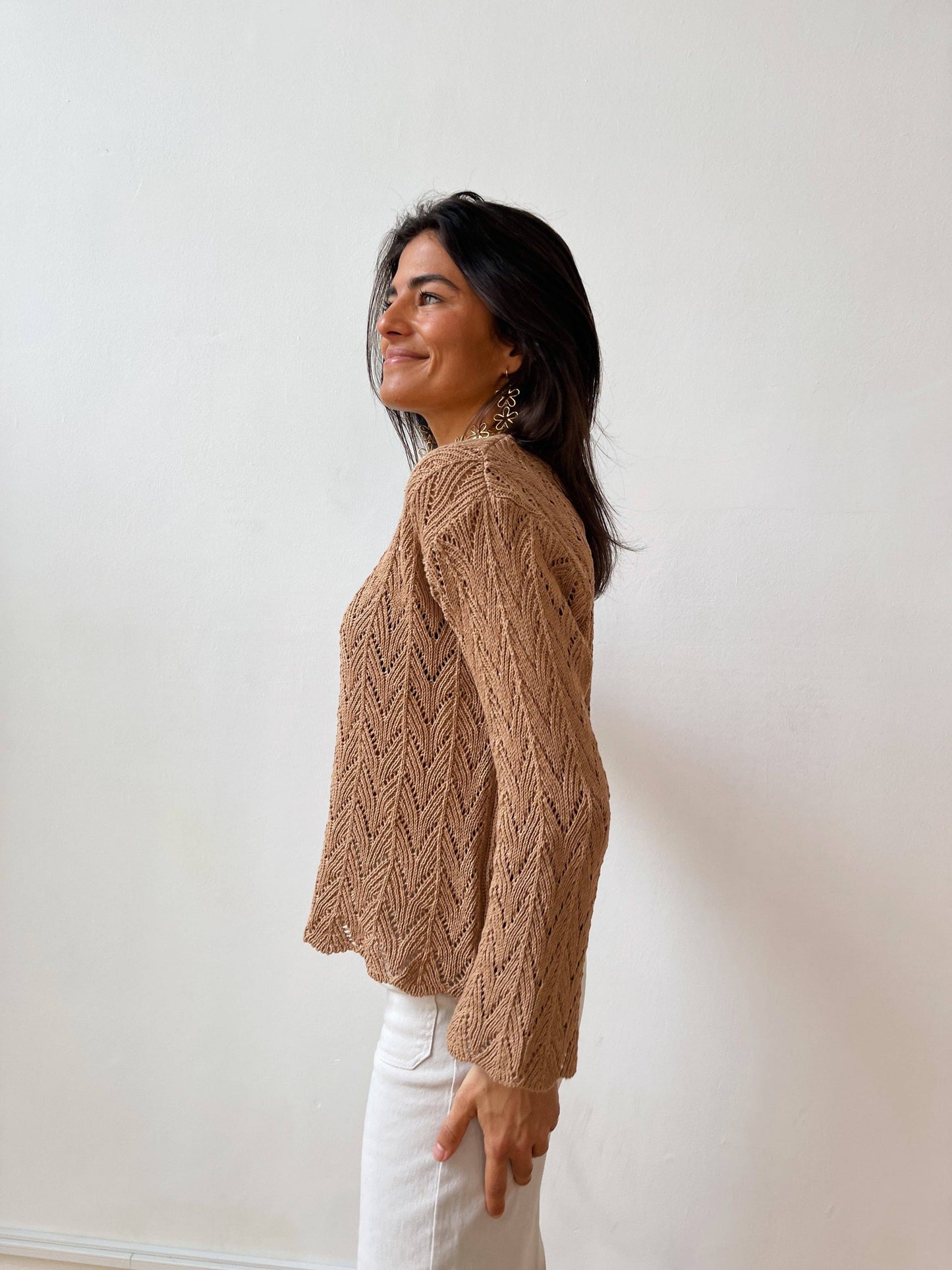 Camila Beige Cardigan