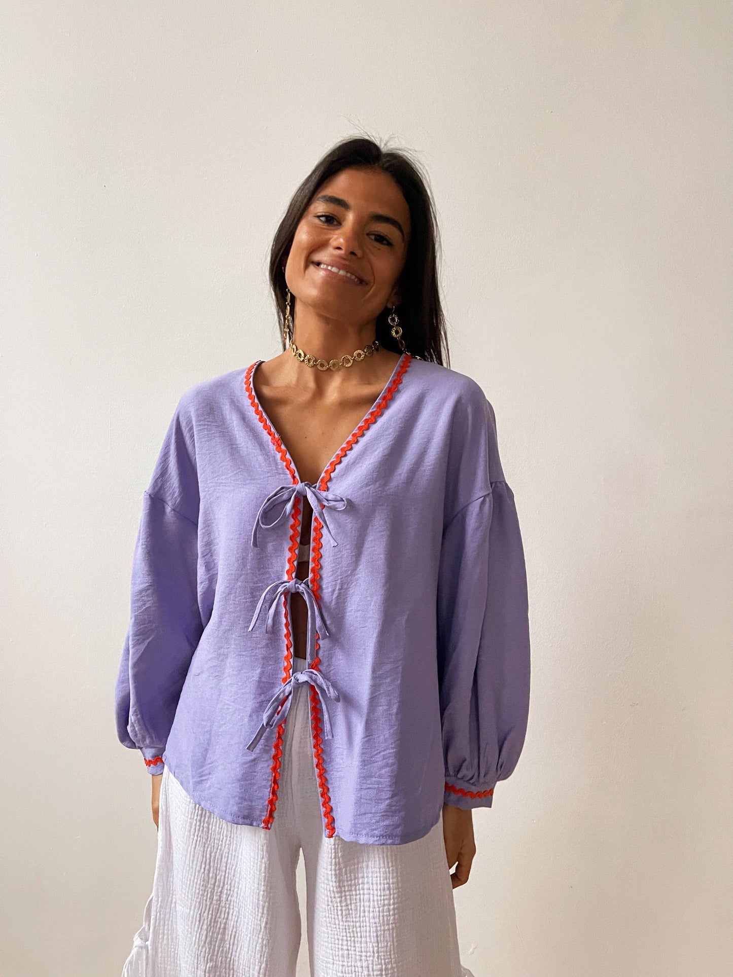 Marta Lila blouse