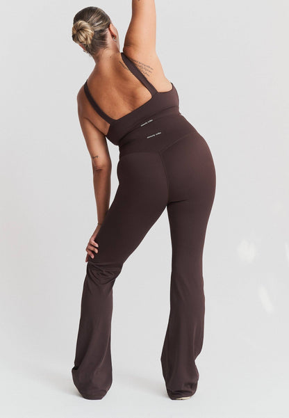 Softsculpt Flared Leggings - Espresso