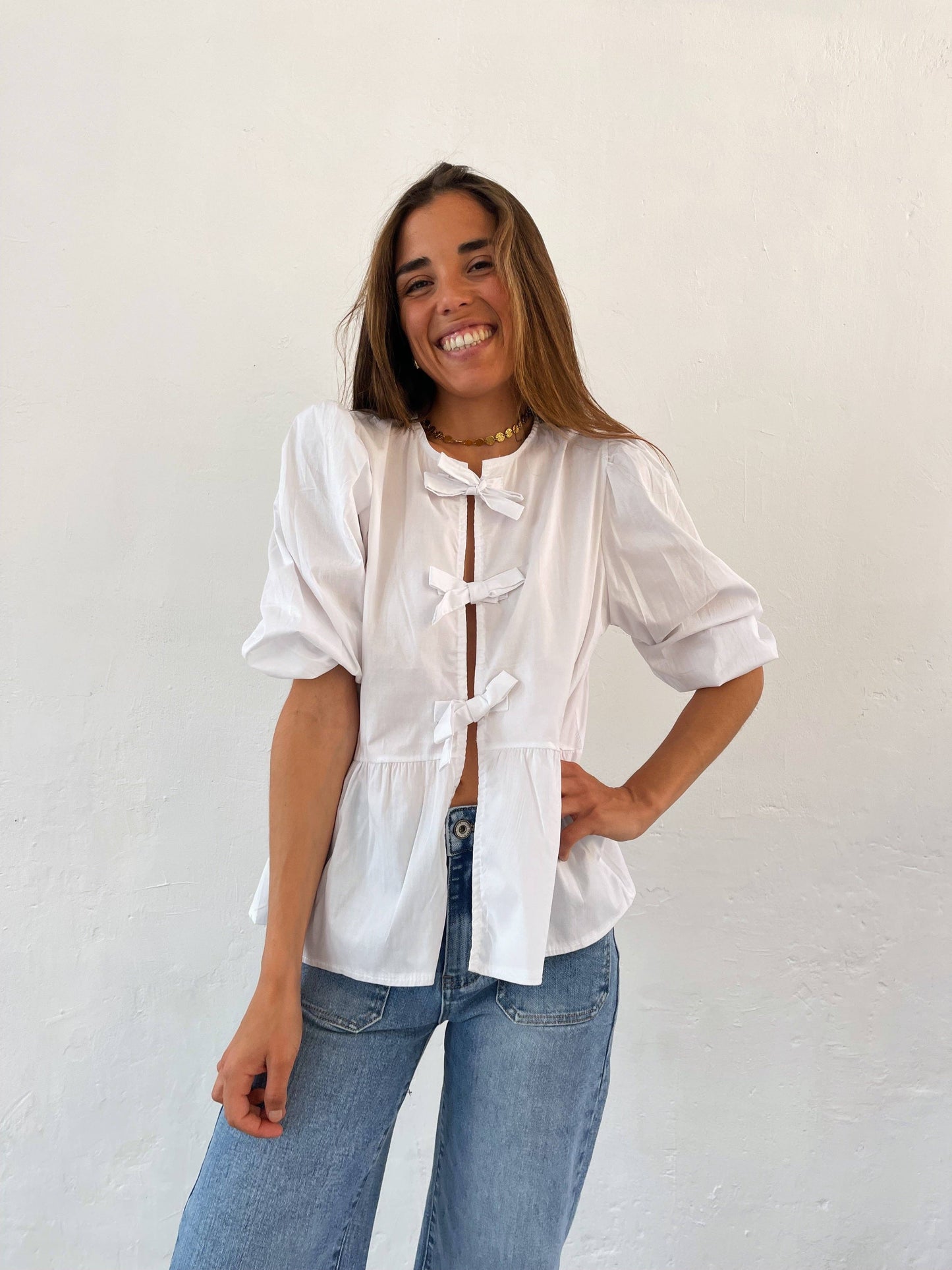 Bianca Blanca Blouse: White