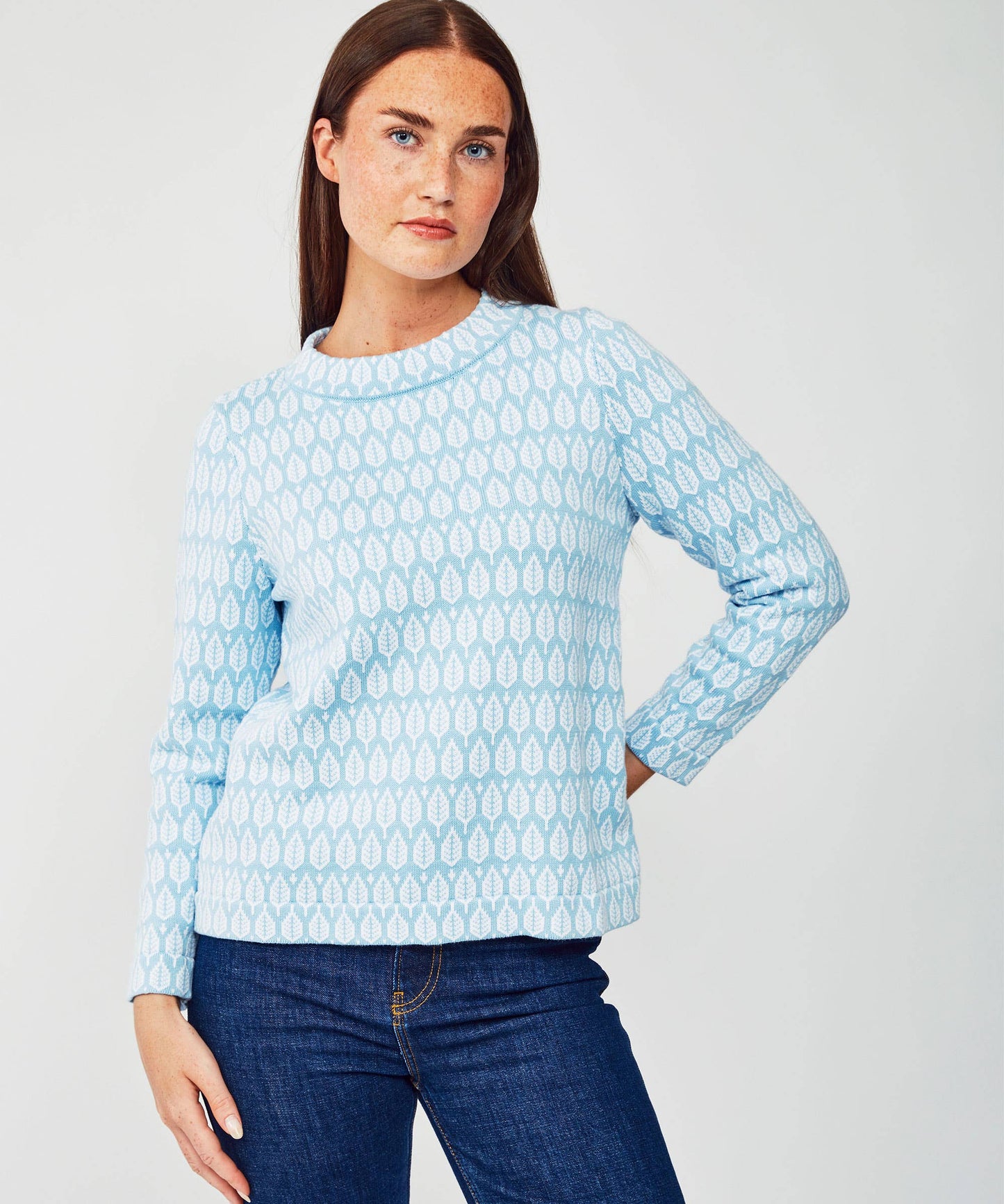 Saralisa Jumper: Lightblue