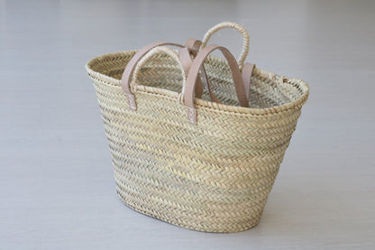 Natural Straw Beach Basket